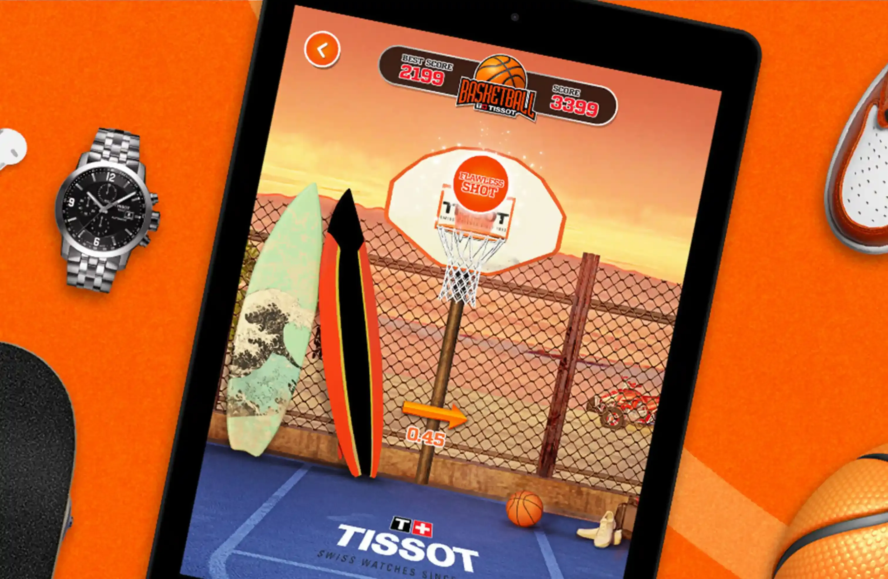Hoops by Tissot key art