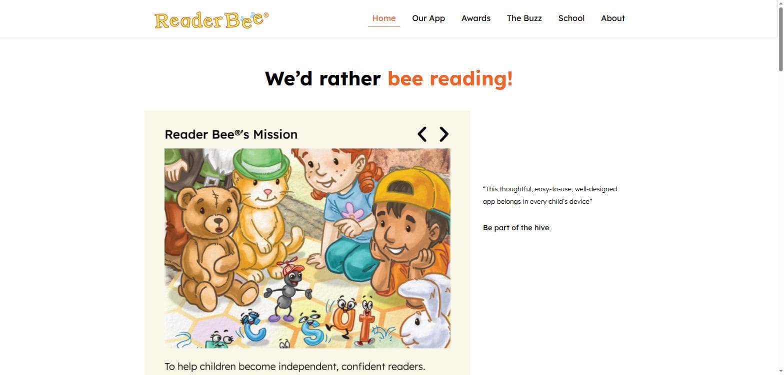 ReaderBee — Story Tree key art